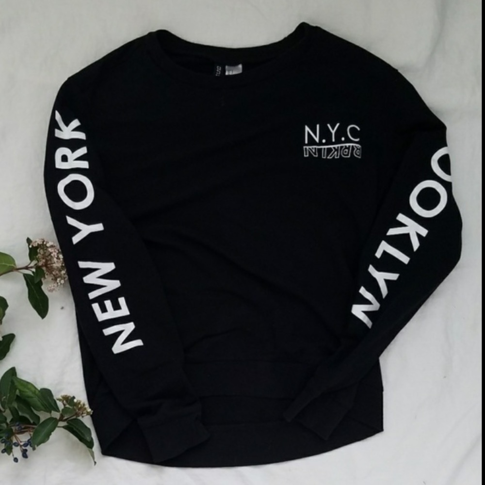 Black N.Y.C long sleeve